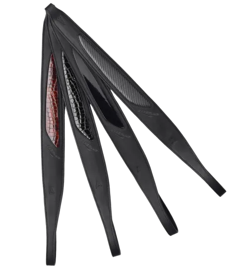 Etrivières mono pour le dressage GOLD LINE avec détail